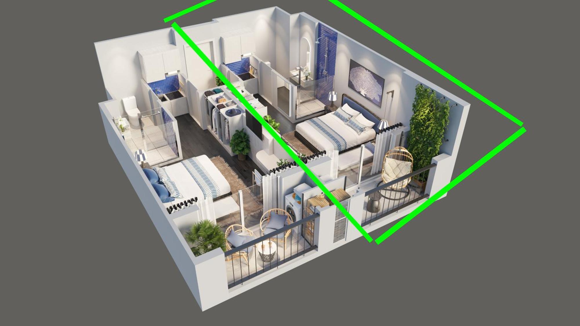 P.H.O Apartment 富国 外观 照片